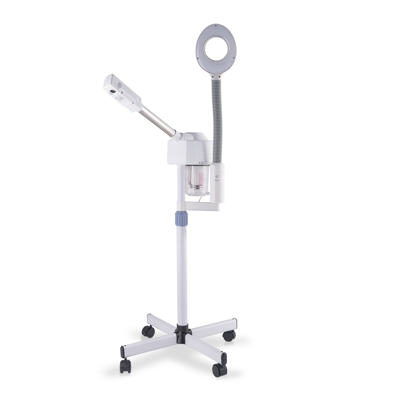 2 in 1 Facial Steamer with 3X Magnifying Lamp, Esthetician Steamer Professional Aromatherapy Humidifier Face Spa Mist Steam for Home Beauty Salon, Personal Skin Care Deep Cleaning